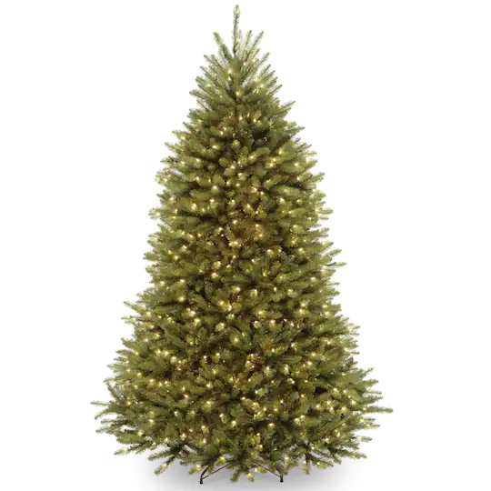7 ft. Pre-Lit Dunhill® Fir Full Artificial Christmas Tree, Clear Lights
