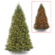 6.5ft. Pre-Lit North Valley™ Spruce Pencil Slim Artificial Christmas Tree, Clear Lights