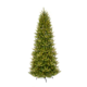 8ft. Pre-Lit Flocked West Virginia Fir Artificial Christmas Tree, Clear LED Lights