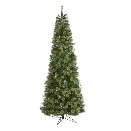 9ft. Pre-Lit Cashmere Artificial Christmas Tree, Warm White Lights