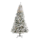 8ft. Unlit Flocked Rock Springs Spruce Artificial Christmas Tree