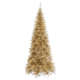 9 ft. Pre-lit Feel Real® Downswept Douglas Fir Pencil Artificial Christmas Tree, Clear Lights