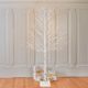 7′ Potted Flocked LED Tree
